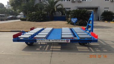 China Safety Container Pallet Dolly Hot Dipped Galvanized With Swivel Wheel supplier