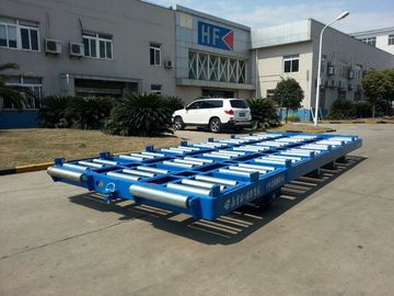 China Aviation Blue Airport Baggage Trailer 6692 x 2726 mm Platform Dimension supplier