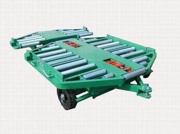 China Flexible Airport Baggage Dollies , Cargo Dolly Trailer 3 mm Checker Plate supplier