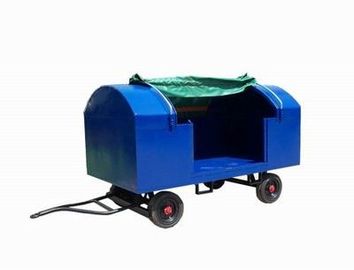 China Multifunction Airport Baggage Cart Solid Tire 280 × 150 cm Platform Dimension supplier