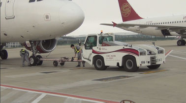China Reliable Airport Tow Tractor Four Wheel Steering , Ground Service Equipment supplier
