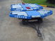 Stable Cargo Dolly Trailer , Steel Pallet Dolly Blue Color Turn Table Type supplier