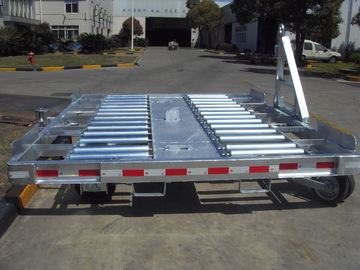 China 7 Ton Loading Airport Ground Support Equipment Aviation White Airport Luggage Trailer supplier