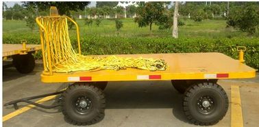 China 2T Front Rail Vehicle Loading Trolley , Airport Baggage Equipment Easy Operation supplier