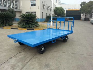 China Portable Airport Baggage Trailer Fool Proof Design Hitch With 3 mm Checker Plate supplier