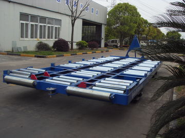 China Safety Container Pallet Dolly Tube Roller 89 x 4 mm Prevent Detachment supplier
