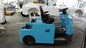 Blue Baggage Towing Tractor Carbon Steel Material With Lead Acid Battery supplier