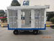 Waterproof White Airport Ground Support Equipment Luggage Carrier Cart With Canopy supplier
